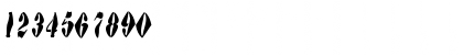 Download AustralianFlyingCorpsStencilSE Regular Font Numeric Preview