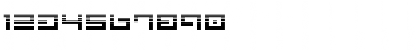 Download Avenger Haltone Regular Font Numeric Preview