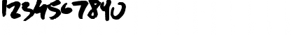 Download Avenue Drift Regular Font Numeric Preview