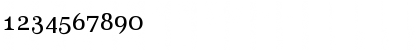 Download Aver Regular Font Numeric Preview