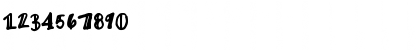 Download Ayme one-sided outline sided outline Font Numeric Preview