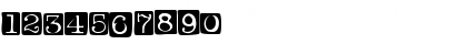 Download BadlyStamped Medium Font Numeric Preview