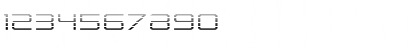 Download Banshee Pilot Gradient Regular Font Numeric Preview