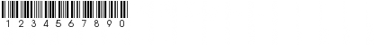 Download Bar-Code 39 lesbar Regular Font Numeric Preview