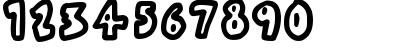 Download Bare Bones Regular Font Numeric Preview