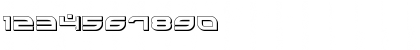 Download Battlefield 3D Regular Font Numeric Preview