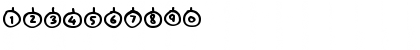 Download Baubles Regular Font Numeric Preview