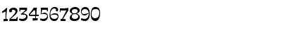 Download Cartoonist 2 Thin Font Numeric Preview