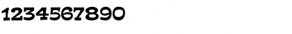 Download Cartoonist 2 Wide Bold Font Numeric Preview
