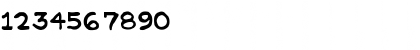 Download New Regular Font Numeric Preview