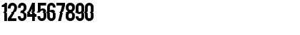 Download Blacklisted Regular Font Numeric Preview