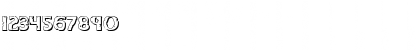Download Body Swipers 3D Regular Font Numeric Preview
