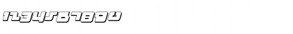 Download Boomstick 3D Italic Italic Font Numeric Preview