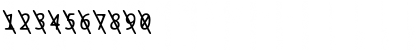 Download BPtypewriteSlashed Italic Font Numeric Preview