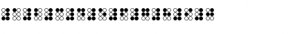 Download Braille Level One Regular Font Numeric Preview