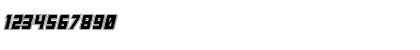 Download Buchanan Academy Italic Regular Font Numeric Preview