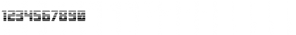 Download Buchanan Gradient Regular Font Numeric Preview