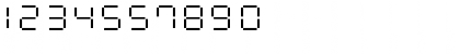 Download Calculator LCDs Regular Font Numeric Preview