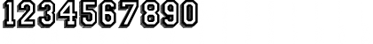 Download Campus Relief Regular Font Numeric Preview