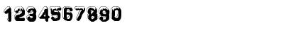 Download CF SnowBall Regular Font Numeric Preview