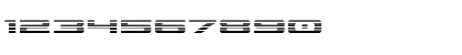 Download Classic Cobra Gradient Regular Font Numeric Preview
