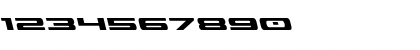 Download Classic Cobra Leftalic Italic Font Numeric Preview