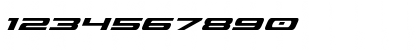 Download Classic Cobra Super-Italic Italic Font Numeric Preview