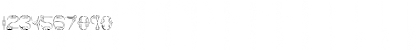 Download CLAW 2 BRK Regular Font Numeric Preview