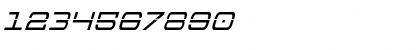 Download Colony Marines Laser Italic Italic Font Numeric Preview