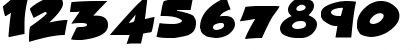 Download Comical Cartoon Regular Font Numeric Preview