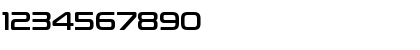 Download Conthrax SemiBold Font Numeric Preview