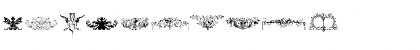Download Cornucopia of Ornaments Regular Font Numeric Preview