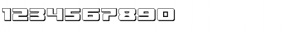 Download Cruiser Fortress 3D Regular Font Numeric Preview