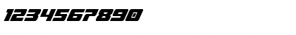 Download Cruiser Fortress Condensed Italic Condensed Italic Font Numeric Preview