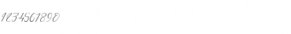 Download Dancing in the Moonlight Italic Font Numeric Preview