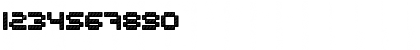 Download DesignerPixels Regular Font Numeric Preview