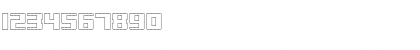 Download Display Gothic H Regular Font Numeric Preview