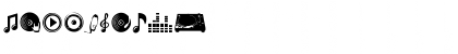 Download DJ Icons Regular Font Numeric Preview
