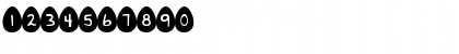 Download DJB Eggsellent Regular Font Numeric Preview
