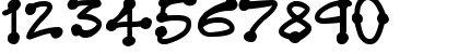 Download Dot Stick Doodles Regular Font Numeric Preview
