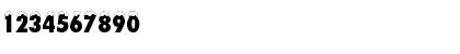 Download DS Snowfall Regular Font Numeric Preview