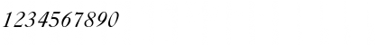 Download Caslon Five SSi Italic Font Numeric Preview