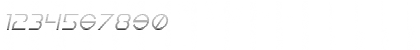 Download Earth Orbiter Gradient Italic Italic Font Numeric Preview