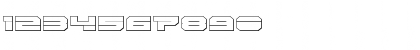 Download Eridanus 3D Regular Font Numeric Preview