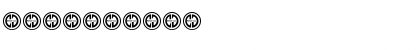 Download Eroded Denim Regular Font Numeric Preview