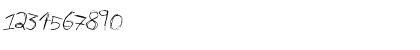 Download Etched in a Desk Regular Font Numeric Preview