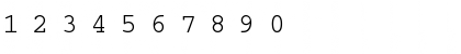 Download Ethiopia Jiret Regular Font Numeric Preview