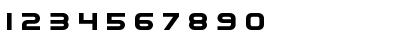 Download Eurofighter Title Regular Font Numeric Preview