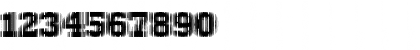Download ExtraBlur Regular Font Numeric Preview