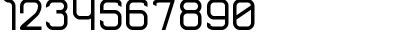 Download Extremis Regular Font Numeric Preview